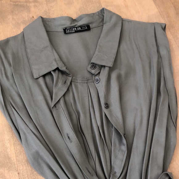 Cotton On Green Button Up Dress - Picture 3 of 4